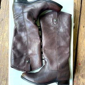 Frye Melissa button riding boots